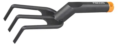 Image de FISKARS Cultivateur manuel de jardin, noir