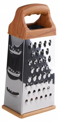 Obrázek produktu pro Kuchyňské struhadlo z nerezové oceli 24 cm – robustní univerzální struhadlo na zeleninu, sýr a čokoládu – vhodné do myčky nádobí, s protiskluzovou základnou