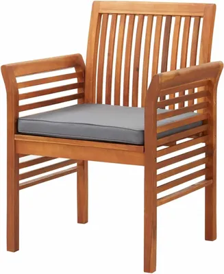 Image de Chaise de jardin - Chaise d'extérieur - Chaise de jardin en bois - Chaise pour l'extérieur - Chaise de jardin en bois d'acacia massif