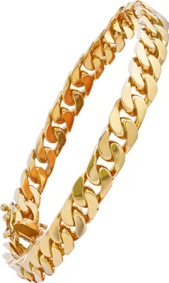 Produktbild von Goldarmband Panzerkette Breite 7,0 mm - 21 cm massiv 585-14 Karat Gold