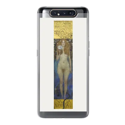 Produktbild von MuchoWow® Handyhülle Schutzhülle Hülle für Samsung Galaxy A80 Nuda veritas - Gustav Klimt Silikon Softcase Handy Hülle - Schutzdeckel