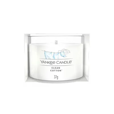 Image de YANKEE CANDLE Bougie parfumée CLEAN Coton mini