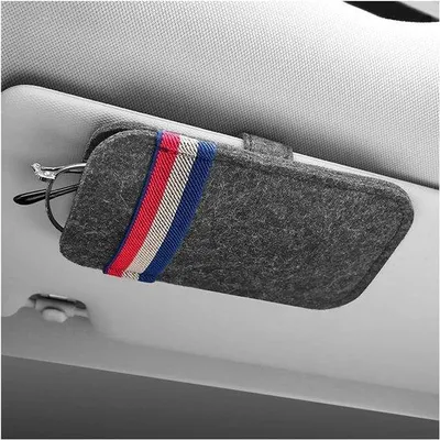 Immagine prodotto di Portaocchiali da sole Grijs per auto, universale per auto, furgoni e SUV.