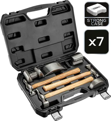 Produktbild von 7-teiliger Blechhämmersatz - T N11-640