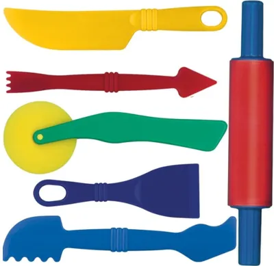Produktbild von Knetwerkzeug 6er Set, 1 Set