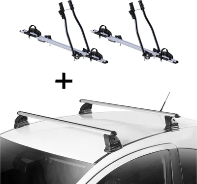 Produktbild von 2x Fahrradträger SAGITTAR + Dachträger VDP EVO ALU kompatibel mit Peugeot 4008 5 Türer 2012-2017