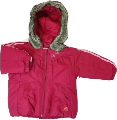 Produktbild von Adidas Kinder Mädchen INFANT A GIRL JACKET , Bordeaux , P92943 , Gr: 86