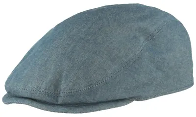 Bullani knauschbare schmale Schiebermütze in Jeans-Optik in blau