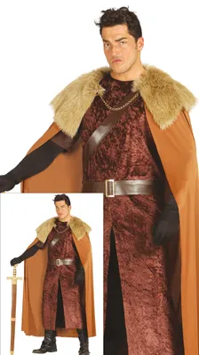 Obrázok produktu pre Barbarský kostým Hun pre mužov veľkosť M-XL, veľkosť:M