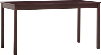 Produktbild von Esstisch Dunkelbraun 140 x 70 x 73 cm Kiefernholz