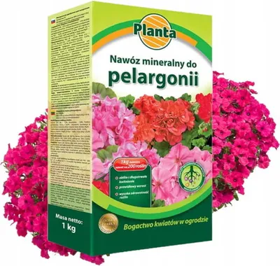 Immagine prodotto di Concime minerale per pelargoni 1 kg Fioritura intensa e piante sane