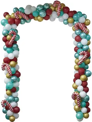 Produktbild von Home for Christmas Ballongirlande