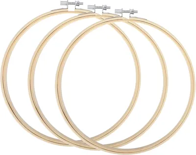 Productafbeelding van Borduurhoepel 20 cm, Bamboe, Duurzaam, Lichtgewicht, voor DIY creaties