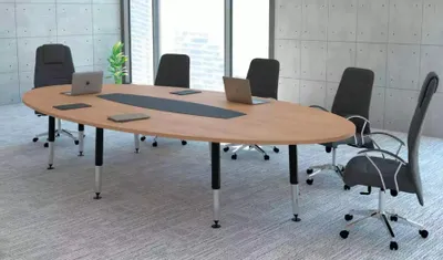 Image de Table de conférence Designer Bureau Travail Chambre 220x110 Meubles Table Moderne