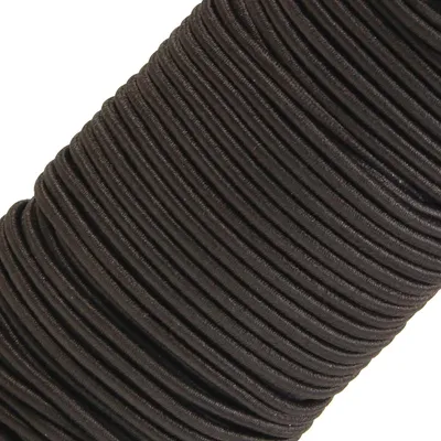 50m extra starke Gummikordel Gummischnur 3mm, graubraun
