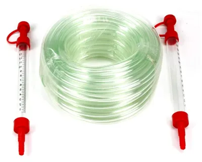 Produktbild von Schlauchwasserwaage 20 m mit Nivelliergerät, Transparent, PVC