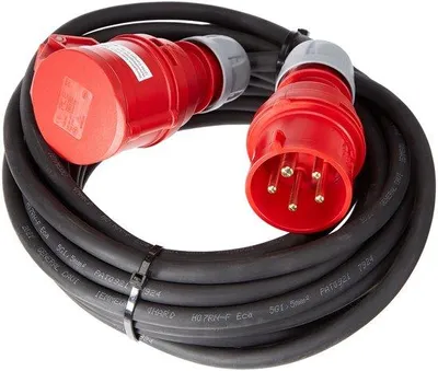 Zdjęcie produktu dla 47451 Przedłużacz CEE, 16A, 10m, kabel H07RN-F5G, 1,5 mm², 5-żyłowy