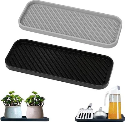 Image de Rangement de cuisine - Rangement pour évier - Accessoire de cuisine - Rangement pour vaisselle - Rangement pour ustensiles de cuisine