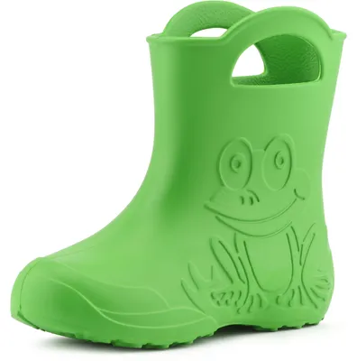 Produktbild von Ladeheid Eva Kinder Jungen Mädchen Gummistiefel Regenschuhe LA-CA-01 (Grün, 22/23 EU)