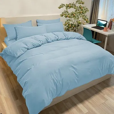 Produktbild von Famanu Mikrofaser Bettwäsche Set 240 x 220 cm + 2 Kissenbezüge 65 x 65 cm mit Reißverschluss