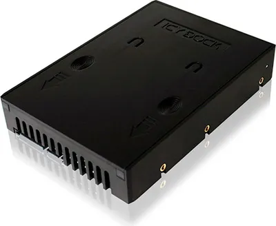 Produktbild von ICY DOCK Festplattenkonverter MB882, 2.5" zu 3.5", SATA II, schwarz Zum Einbau einer 2.5" Festplatte mit SATA Anschluss im 3.5" Schacht oder im Wechselrahmen (MB882SP-1S-1B)