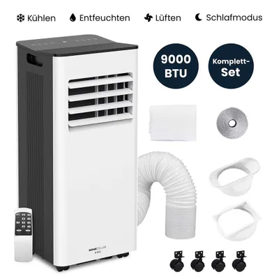 Produktbild von HOME DELUXE Mobile Klimaanlage KIMO - 9000 BTU | mobile Klimaanlage, mobiles Klimagerät, Fensterabdichtung, Abluftschlauch
