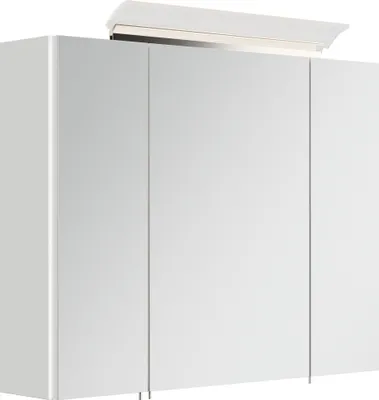 Zdjęcie produktu dla Szafka z lustrem 80 cm, łazienkowa, 3 drzwi Szafka łazienkowa z oświetleniem LED