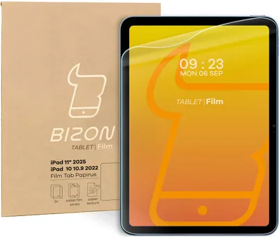 Produktbild von Bizon Film Tab Papirus Papierimitatfolie für iPad 11 / 10 Gen. 2025 / 2022, 2 Stück