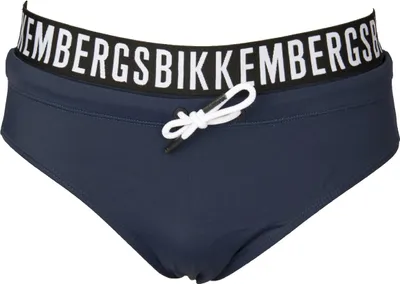 Image de BIKKEMBERGS Slip de bain pour homme, maillot de bain de piscine, cordon de serrage apparent, élastique, référence BKK2MSP02, série : pupino, S, 82 % polyester, 18 % Élasthanne