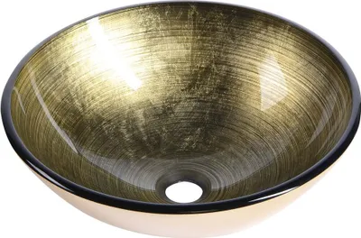 Produktbild von Sapho FIANNA Glas-Waschbecken zum Aufsetzen Durch. 42cm, Bronze