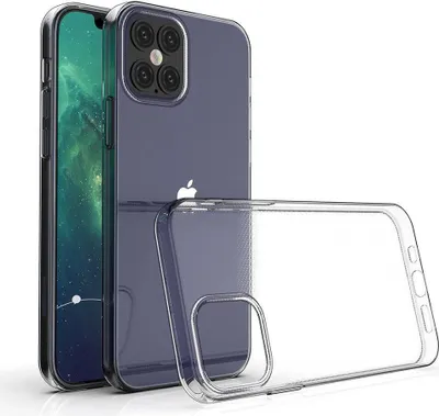 Produktbild von Cyoo Clear Ultra Slim Handy-Schutz-hülle Silikon für iPhone 12 /  12 Pro 6,1" Cover Case dünn