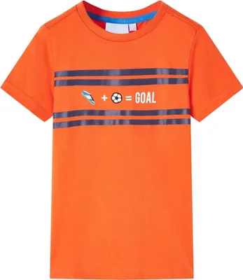 Produktbild von Kinder-T-Shirt Dunkelorange 140