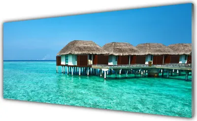Produktbild von Glasbilder 125x50 Wandbild Druck auf Glas Meer Architektur