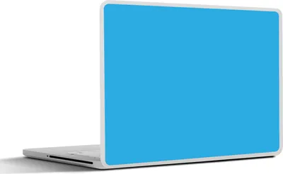 Produktbild von MuchoWow® Laptop Aufkleber Sticker Cover Blau - Licht - Farben 36.5x27.5 cm - Laptop-Sticker