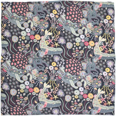 Produktbild von Rapssamenkissen 40x40cm 4-Kammer XXL Bio Stoff Unter Wasser - Wärmekissen - Körnerkissen