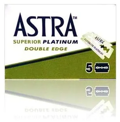 Produktbild von Razor Blades Club 100 Astra Rasierklingen Double Edge, platinbeschichtet