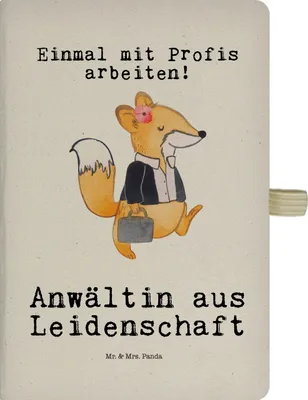 Produktbild von Mr. & Mrs. Panda Adressbuch Anwältin Leidenschaft - Transparent - Geschenk, notizbuch, Schreibheft, Anwaltskanzlei, A5, Skizzenbuch, Journal, Beruf, Spruch, Witzig