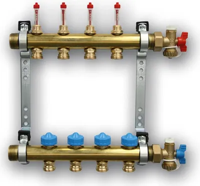 Produktbild von ROTH WERKE Heizkreisverteiler mit DFA, HK 12, 1"AG/absperrbar, 1 Stk.