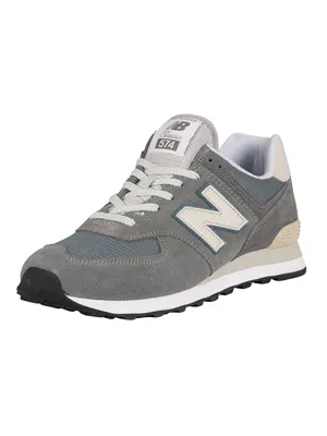 Produktbild von New Balance Herren 574 Wildleder Trainer, Grau 40 EU