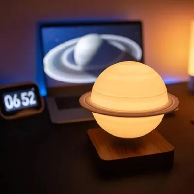 Image de Globe SATURNE 3D en lévitation ASTROFLIGHT