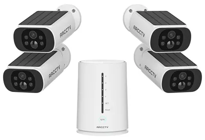 Zdjęcie produktu dla System monitoringu, rozdzielczość 4 MP, zasilanie słoneczne, noktowizor, do 4 kamer, wodoodporność IP66