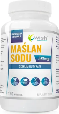 Produktbild von Natriumbutyrat 585mg Nahrungsergänzungsmittel 120 Kapseln
