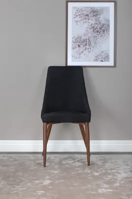 Produktbild von Venture Home Stuhl Leone Schwarz 2er-Pack