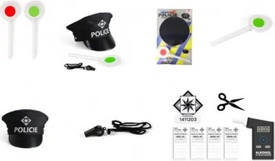 Produktbild von Policajná súprava RAPPA s terčom a píšťalkou