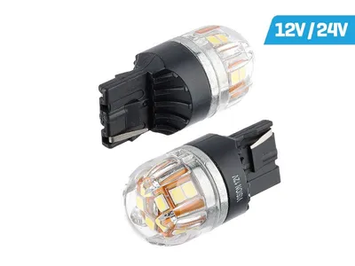Obrázek produktu pro VISION W21W (T20d) 12/24V 15x 2835 SMD čip OSRAM, CANBUS, bílý, 2 ks.
