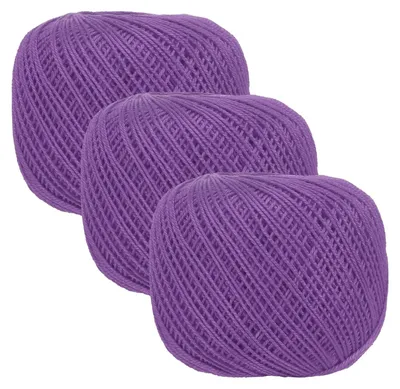 Immagine prodotto di Solidchoice - Filati di cotone viola per uncinetto e maglia