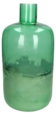 Produktbild von Engelnburg Vase Blumenvase Glas Grün 34x17x17
