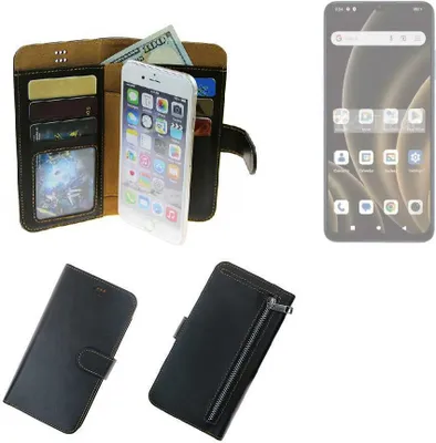 Produktbild von K-S-Trade Schutz Hülle kompatibel mit FreeYond F9S Klapphülle Case Phone cover Slim Handytasche Handy Hülle schwarz aus Kunstleder (1 Stk)