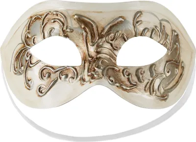 Produktbild von Venezianische Maske mit Verzierung - beige