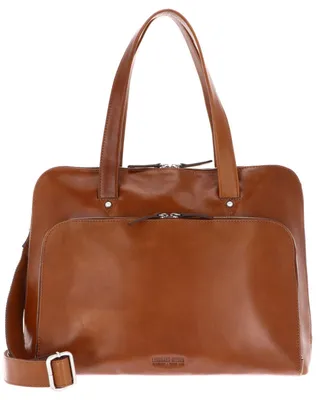 Imagen del producto de LEONHARD HEYDEN Cuero maletín bolsa de ordenador portátil con compartimento para ordenador portátil Cambridge Damen Businesstasche 1 Fach 5257 Cognac marrón